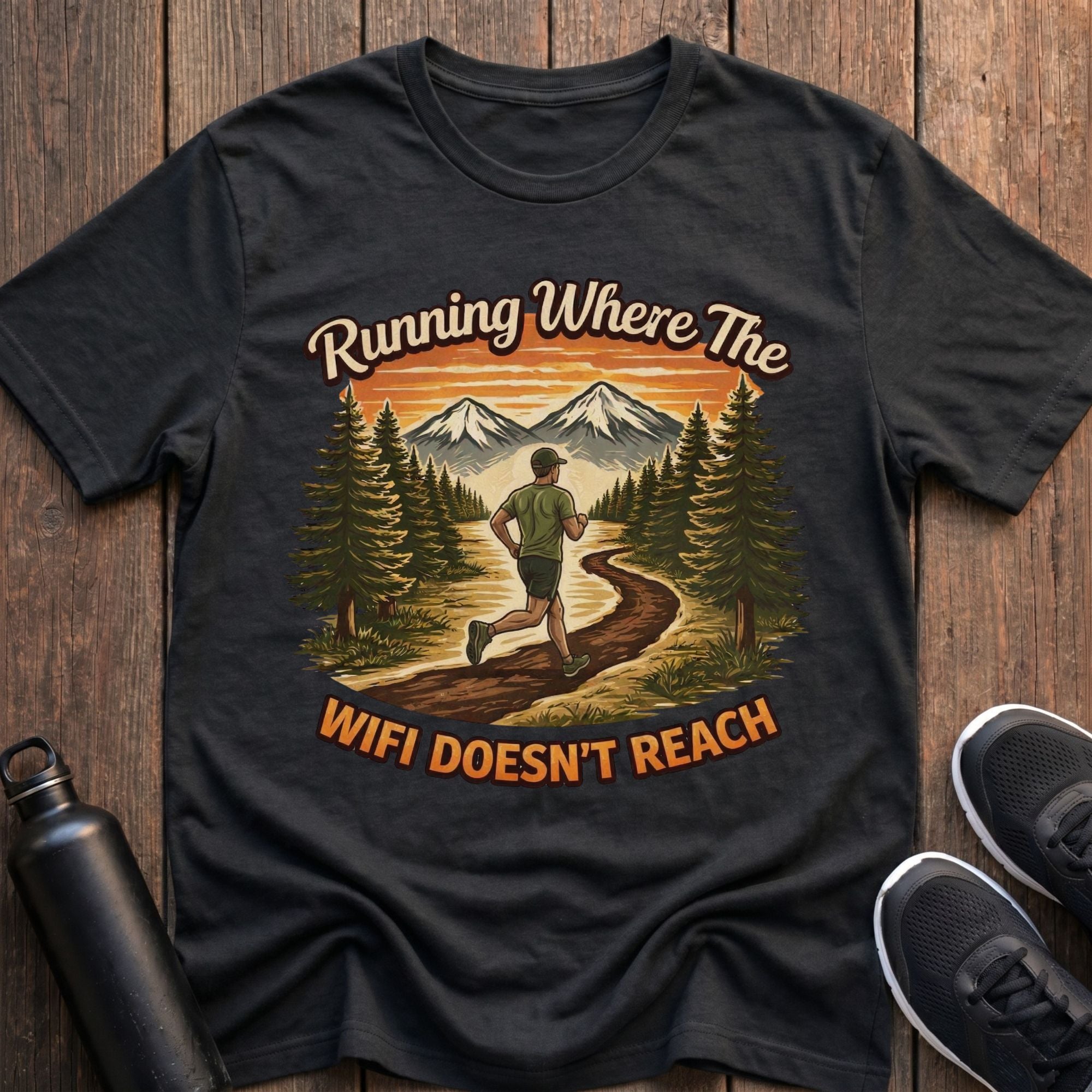 Where The WiFi Doesn't Reach (Male) T-Shirt