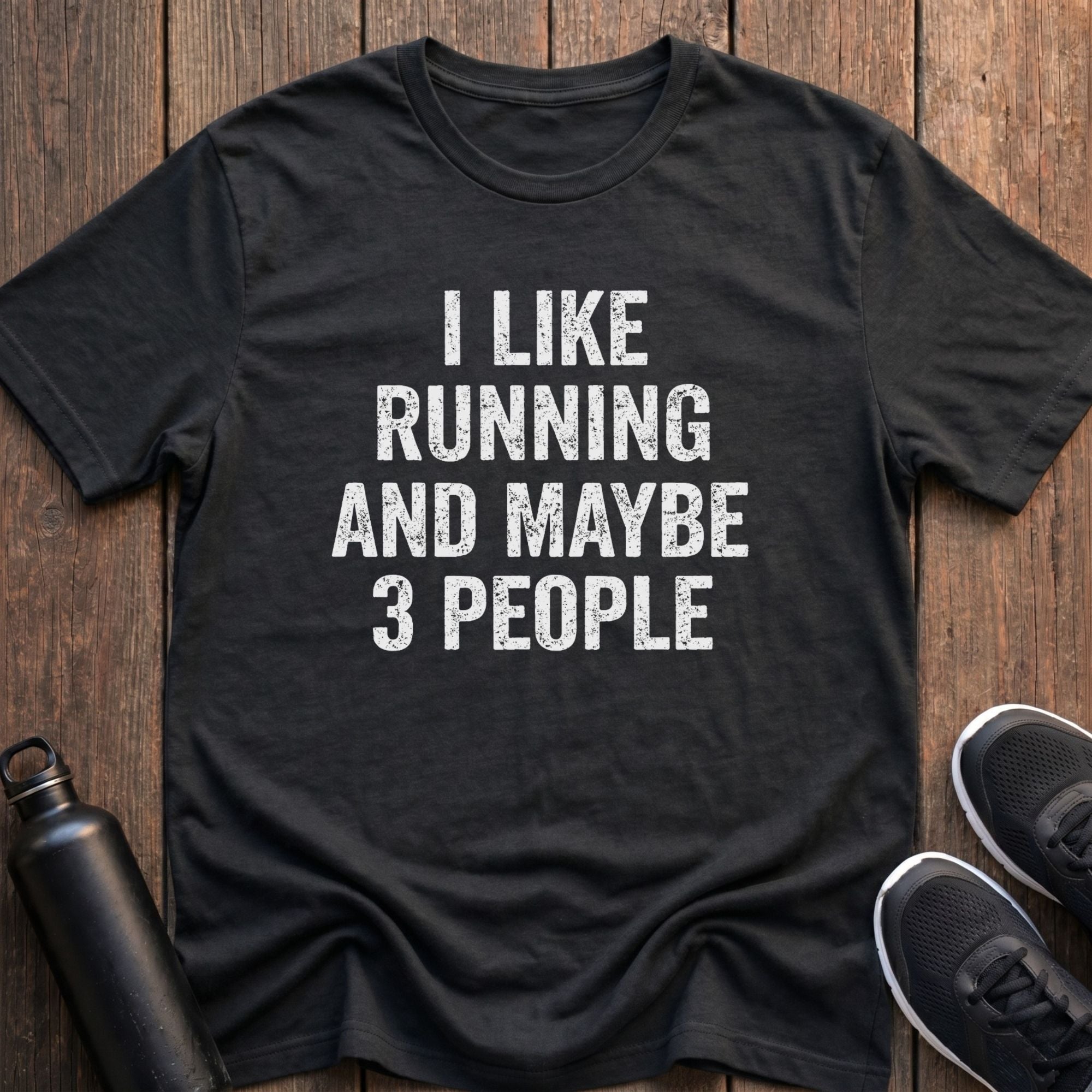 Running and Maybe 3 People T-Shirt