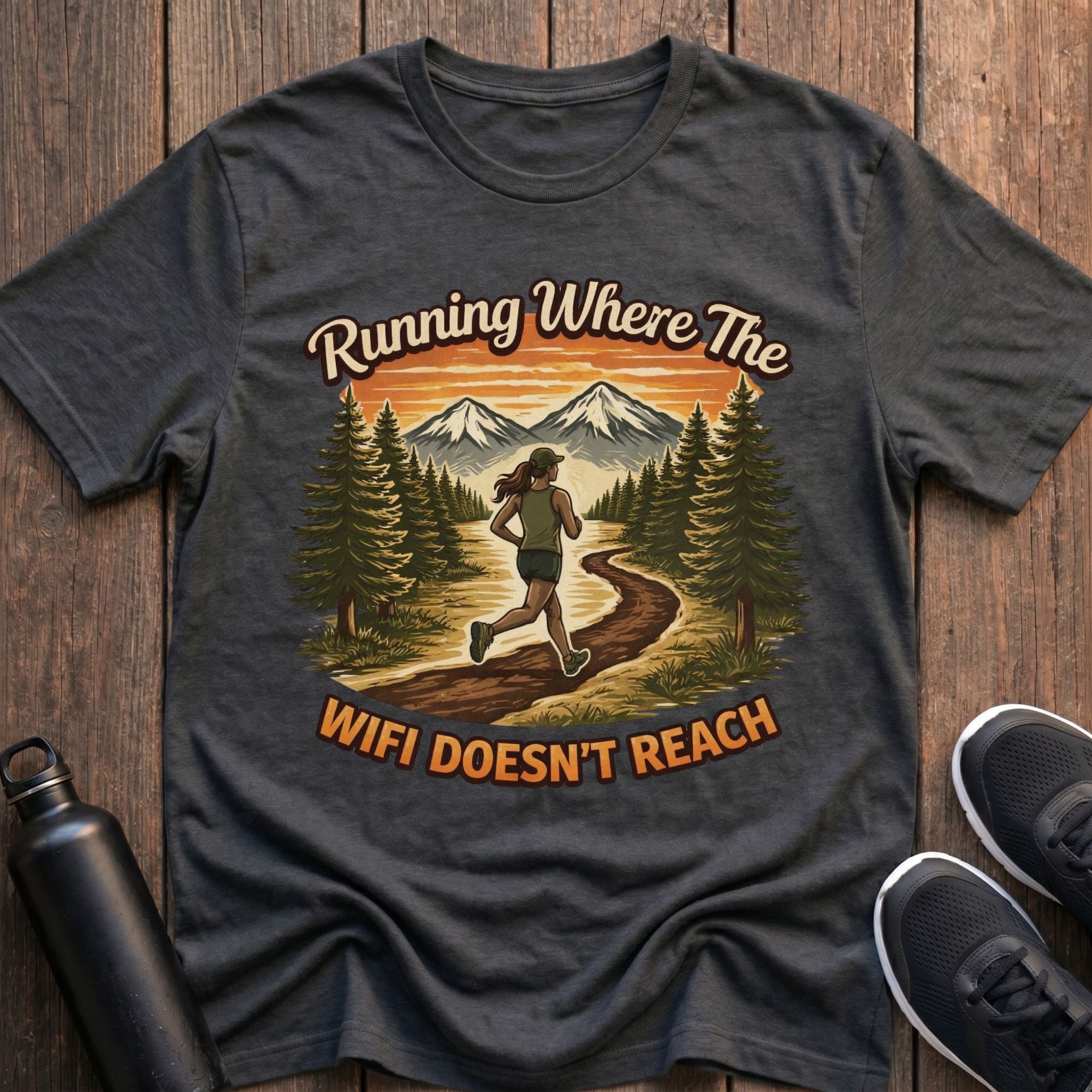 Where The WiFi Doesn't Reach (Female) T-Shirt