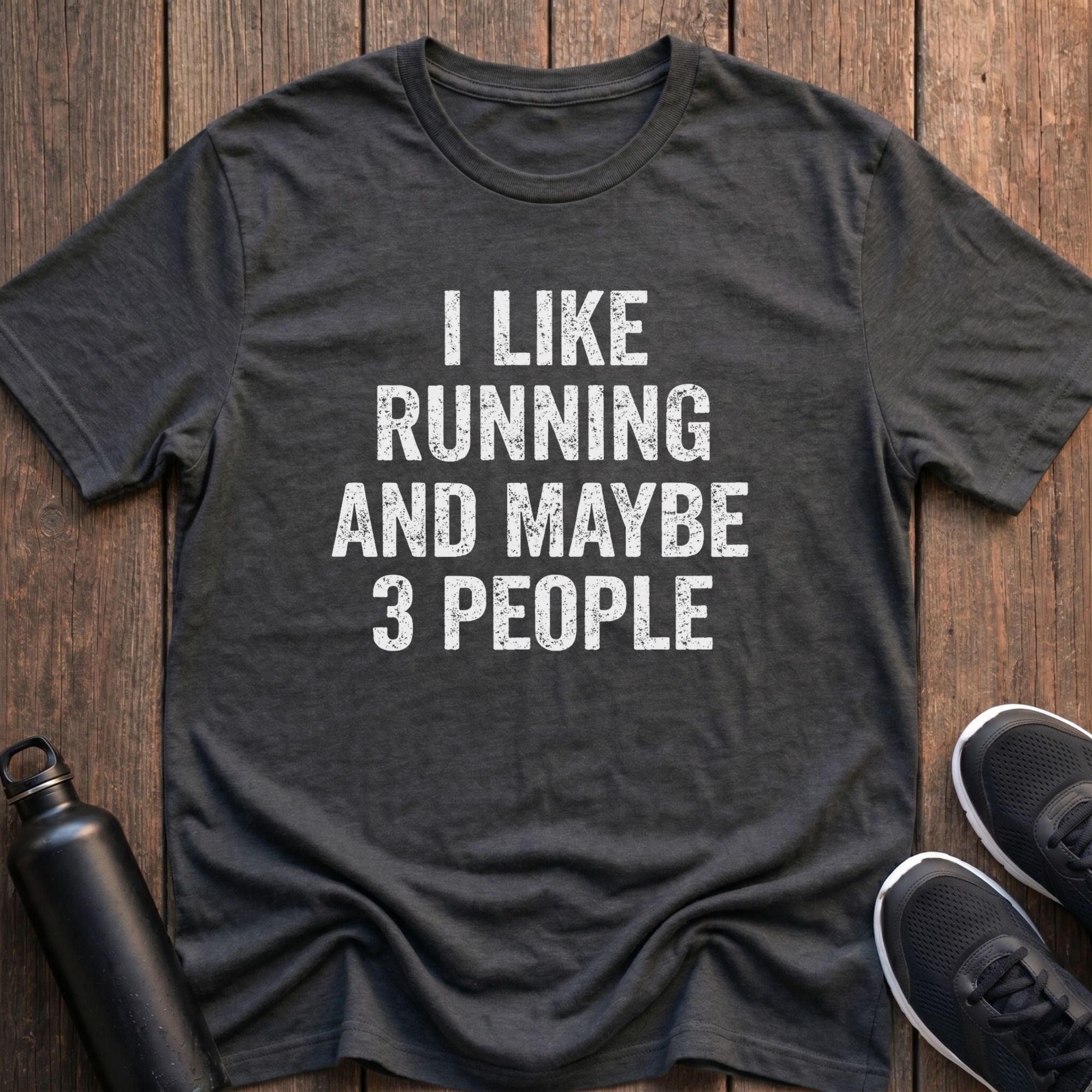 Running and Maybe 3 People T-Shirt