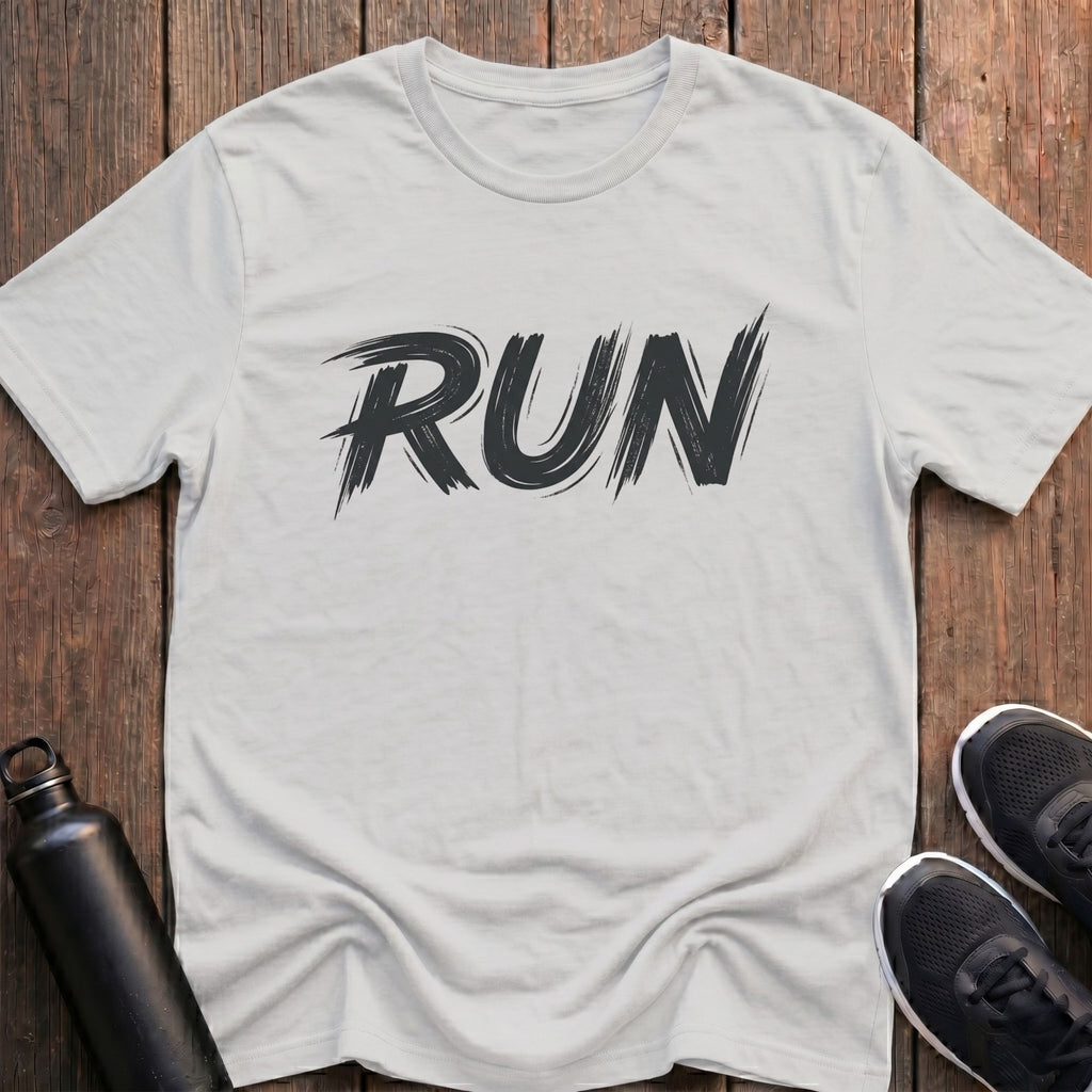 Run Brush Art T-Shirt