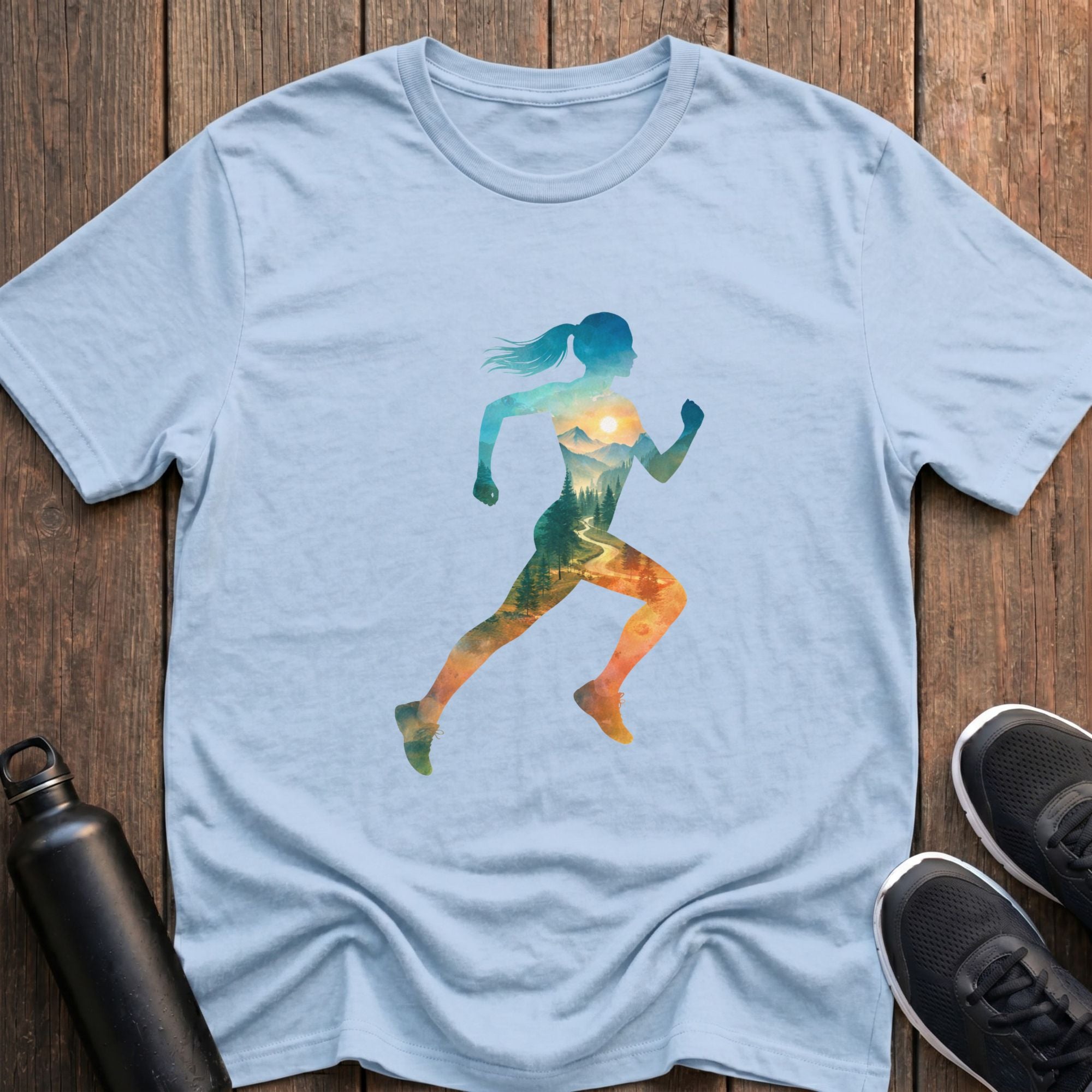 Nature Runner Silhouette (Female) T-Shirt