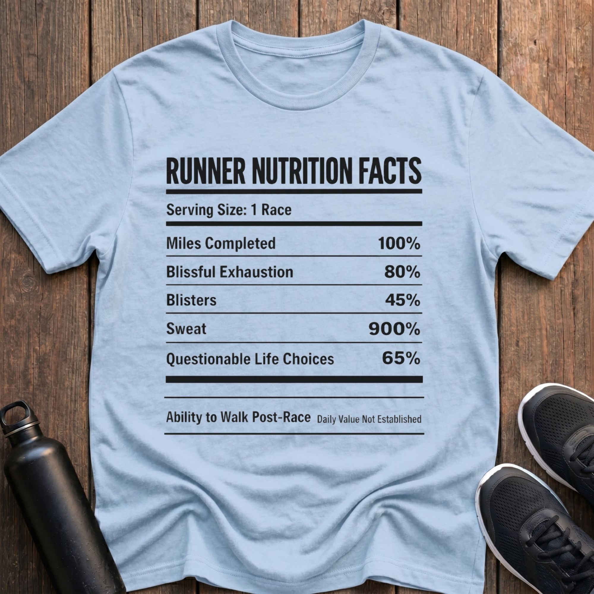 Runner Nutrition Facts T-Shirt