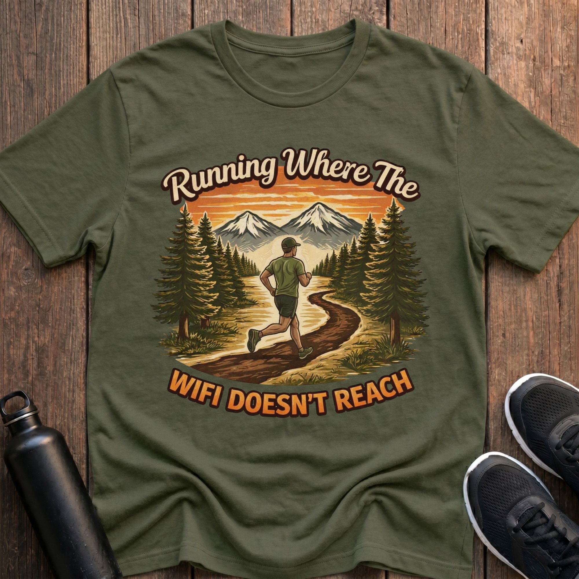 Where The WiFi Doesn't Reach (Male) T-Shirt