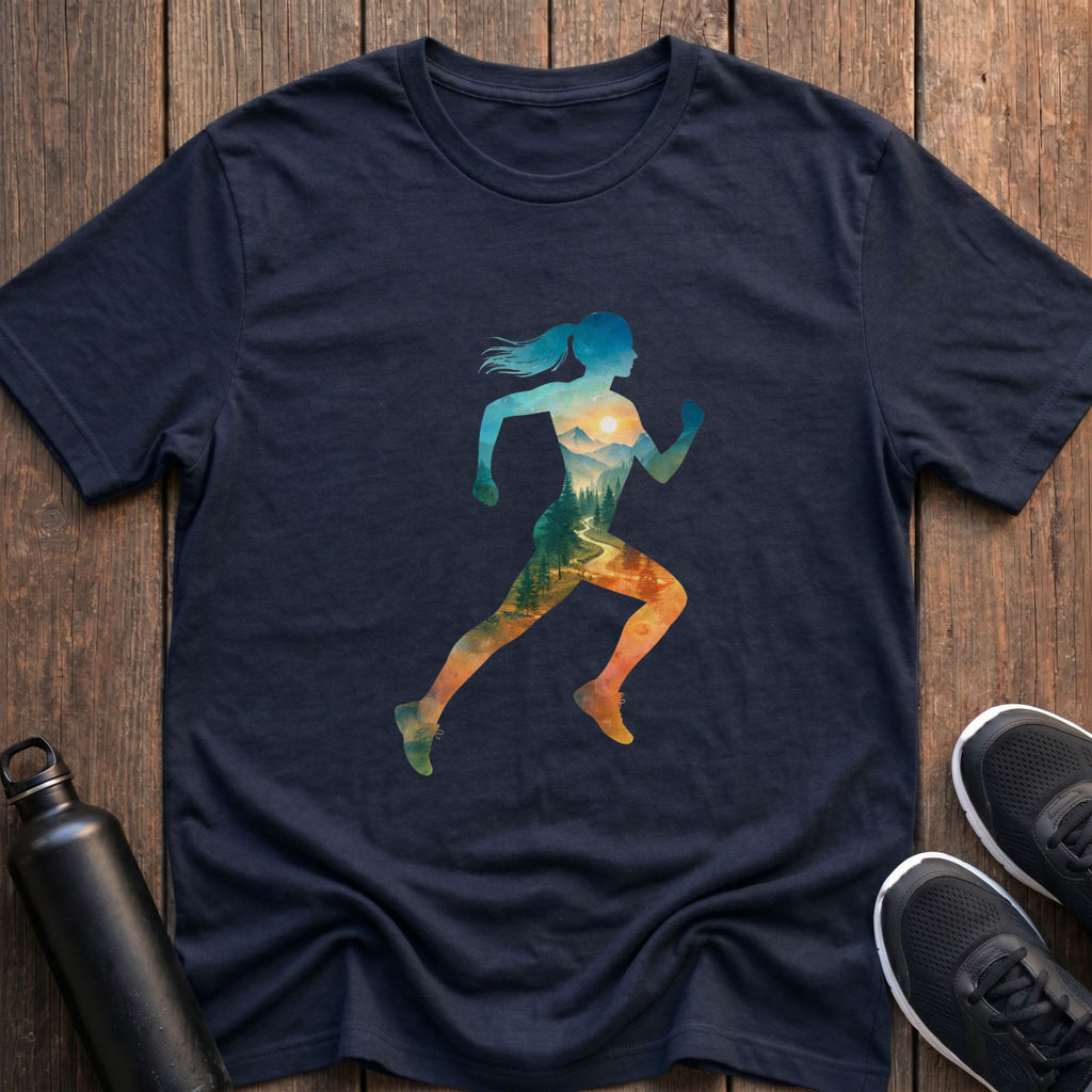 Nature Runner Silhouette (Female) T-Shirt