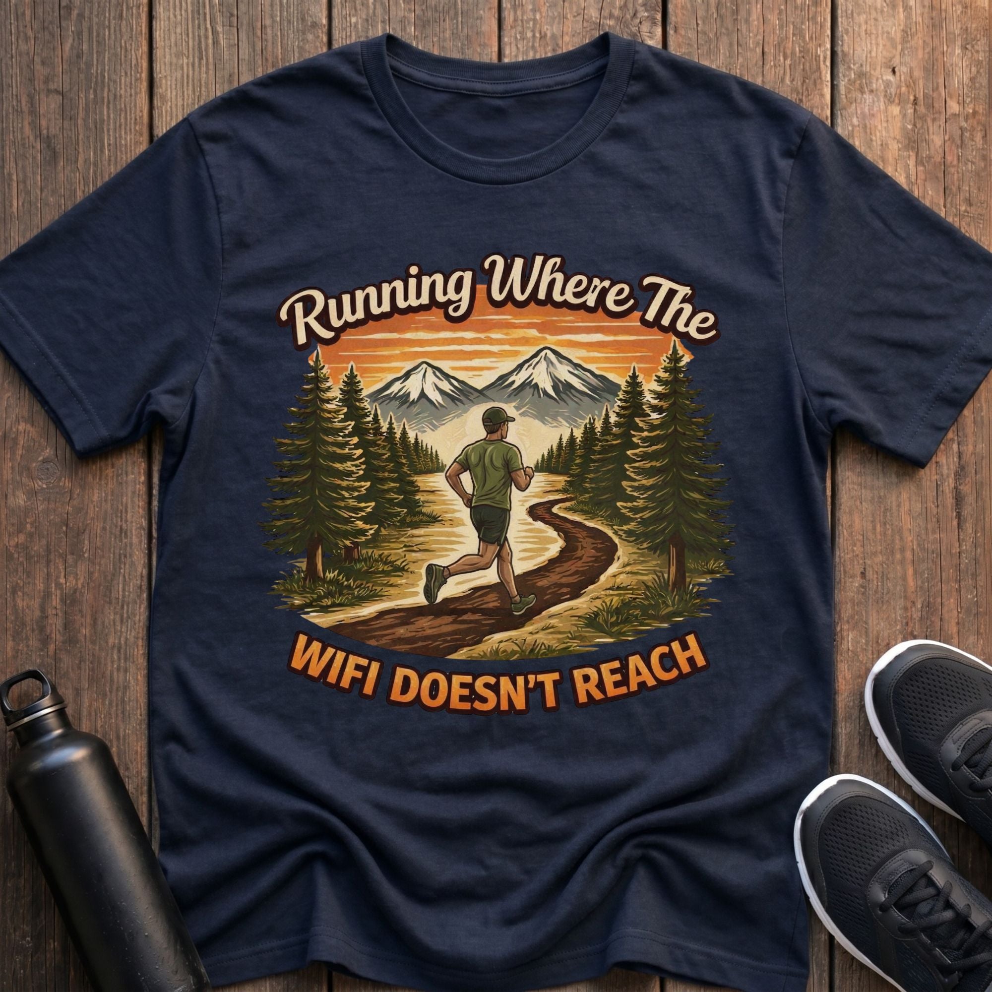 Where The WiFi Doesn't Reach (Male) T-Shirt
