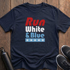 Run White & Blue T-Shirt