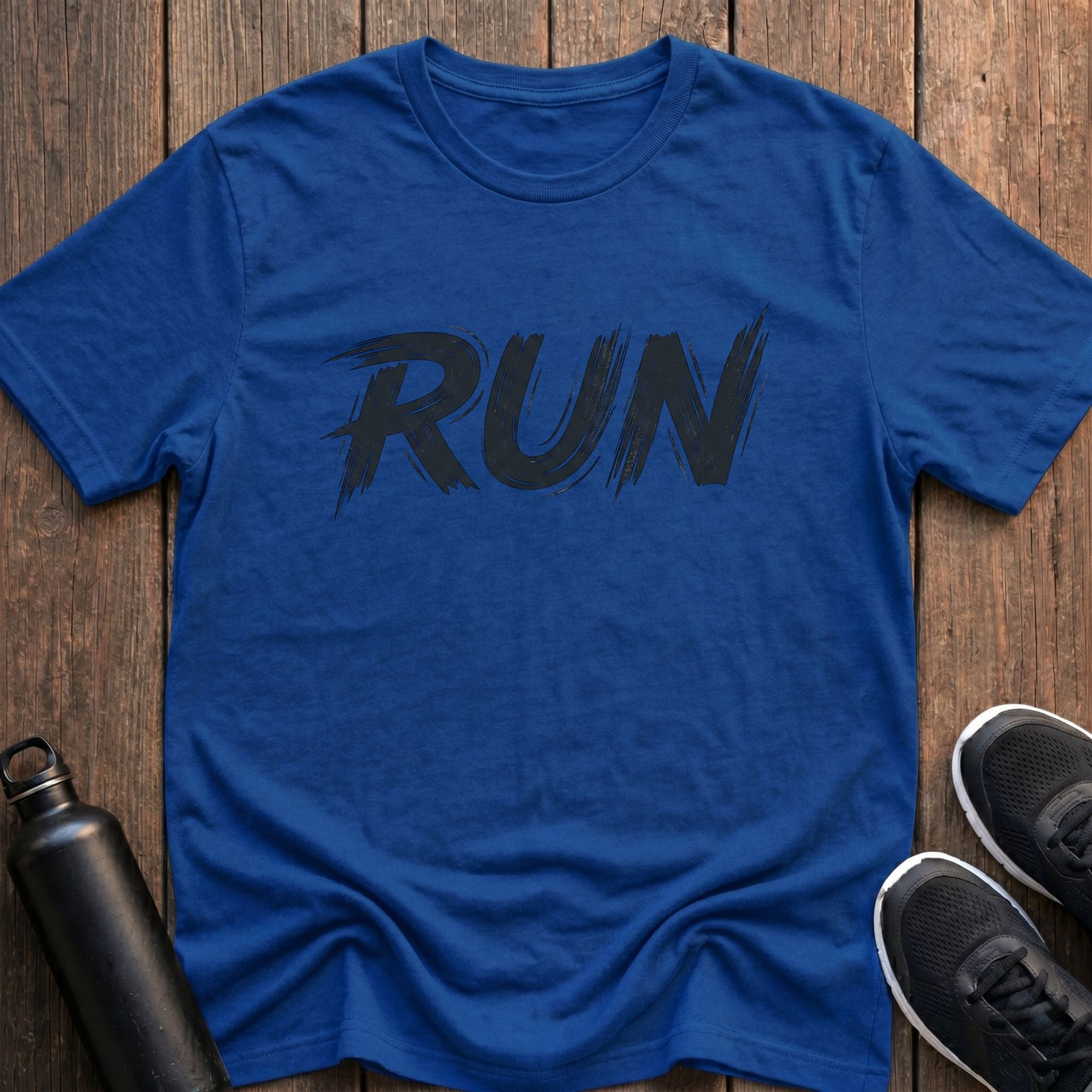 Run Brush Art T-Shirt