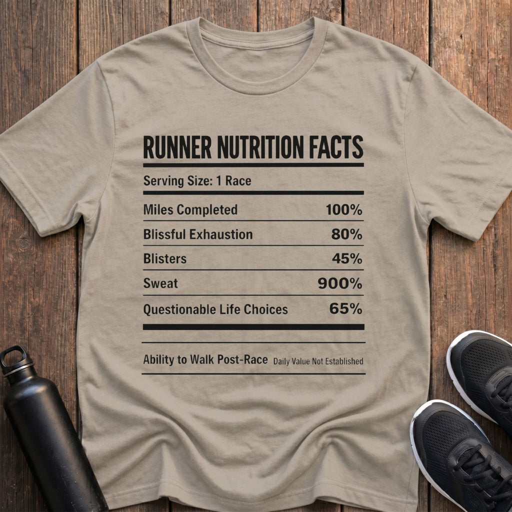 Runner Nutrition Facts T-Shirt