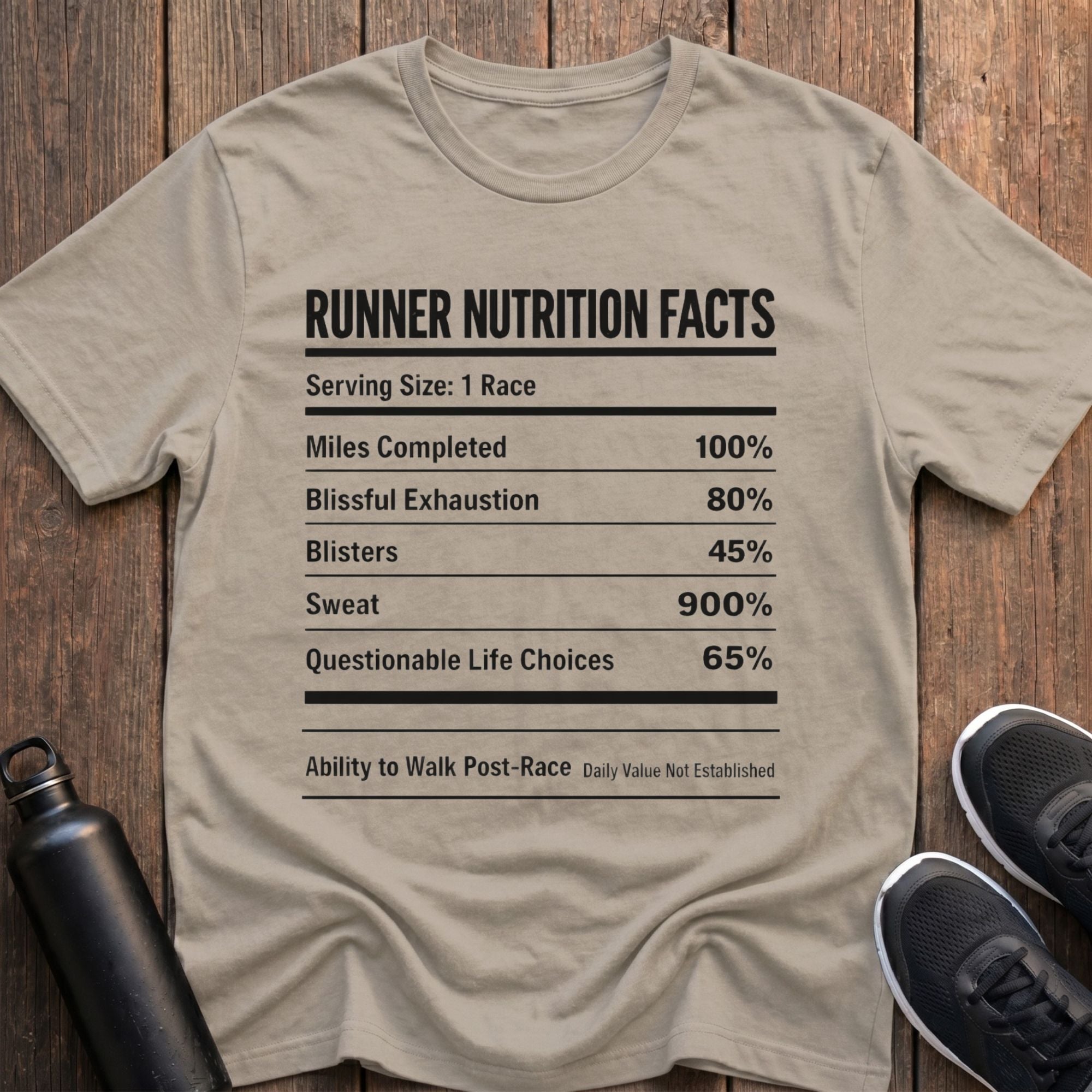Runner Nutrition Facts T-Shirt