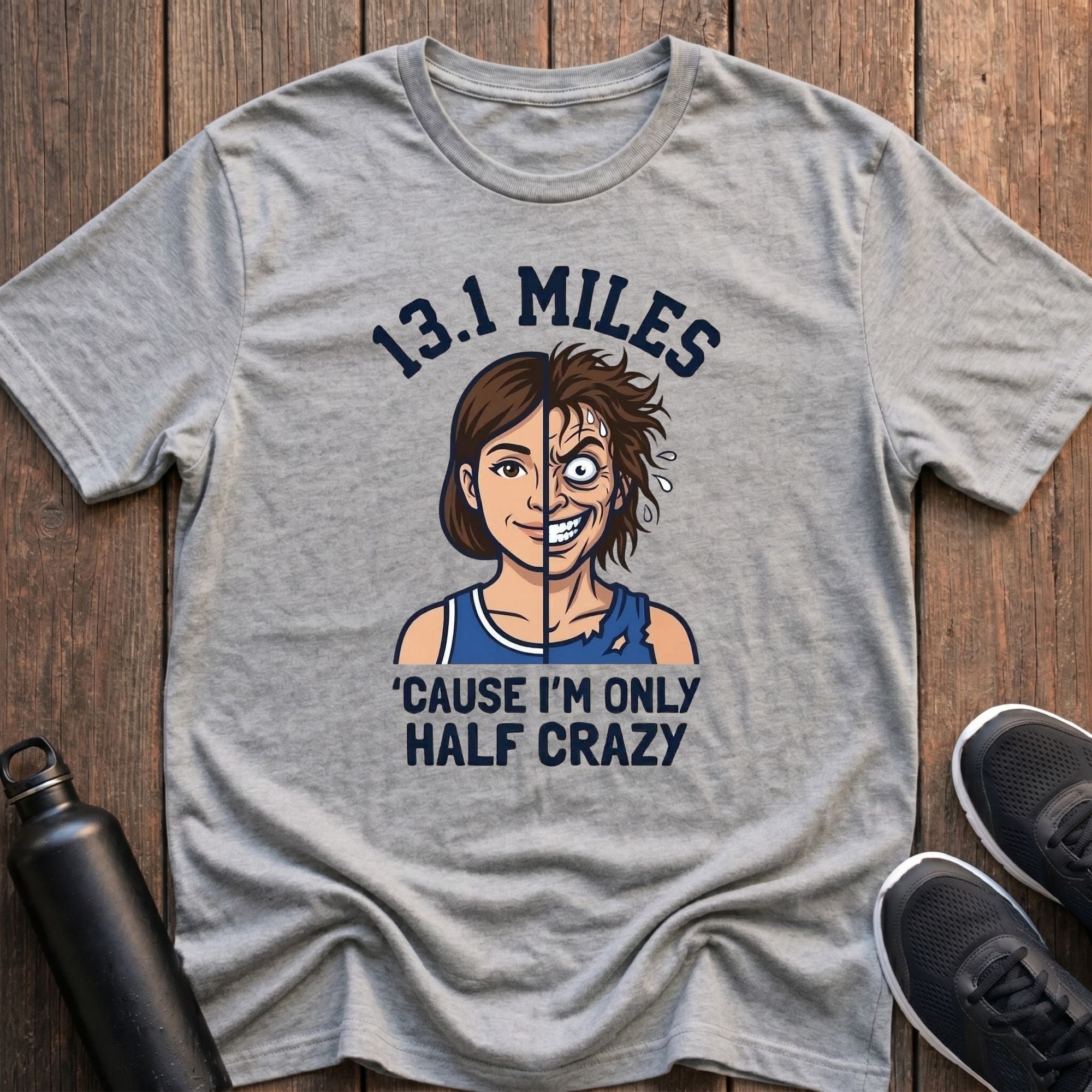 Only Half Crazy (Female) T-Shirt