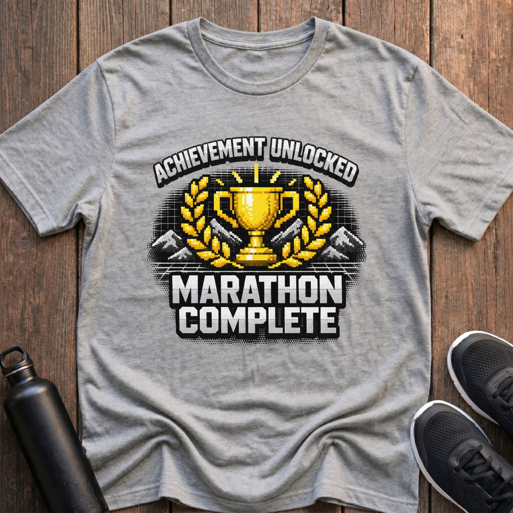 Achievement Unlocked Marathon Complete T-Shirt
