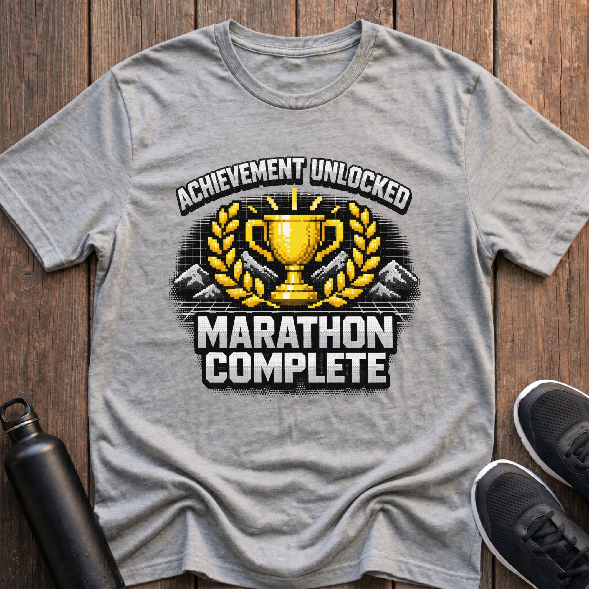 Achievement Unlocked Marathon Complete T-Shirt