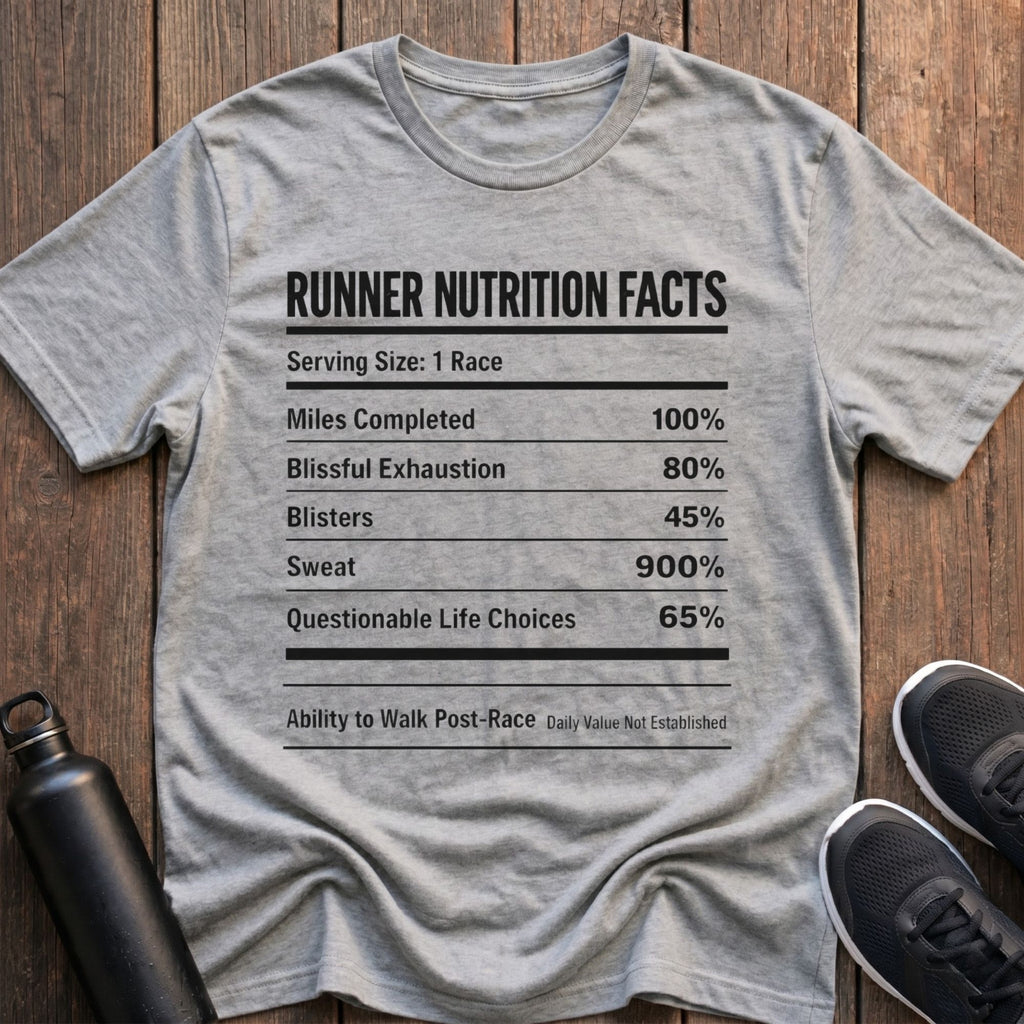 Runner Nutrition Facts T-Shirt
