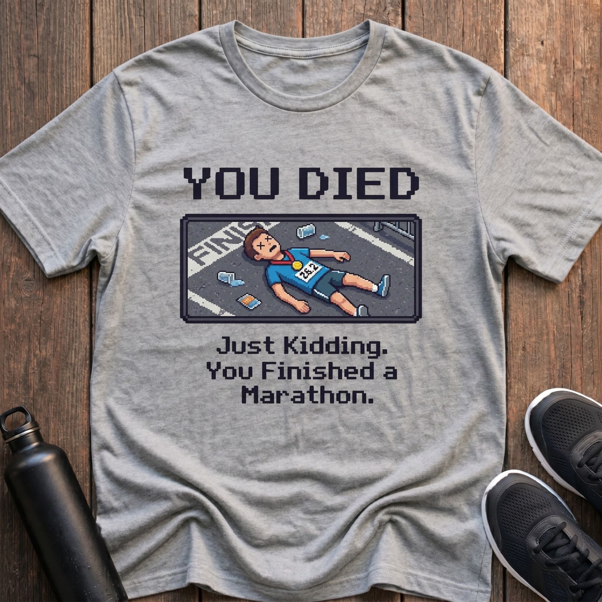 You Died Marathon (Male) T-Shirt