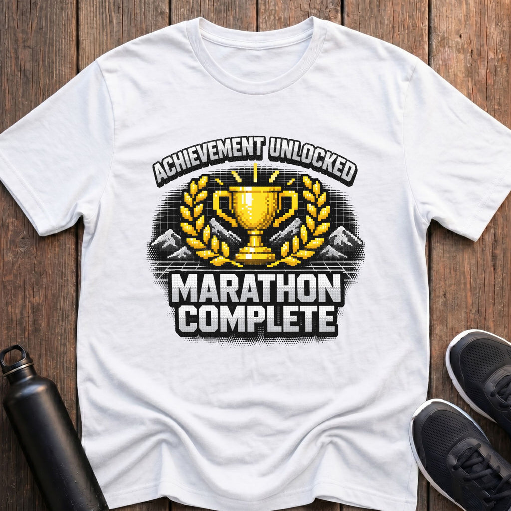 Achievement Unlocked Marathon Complete T-Shirt