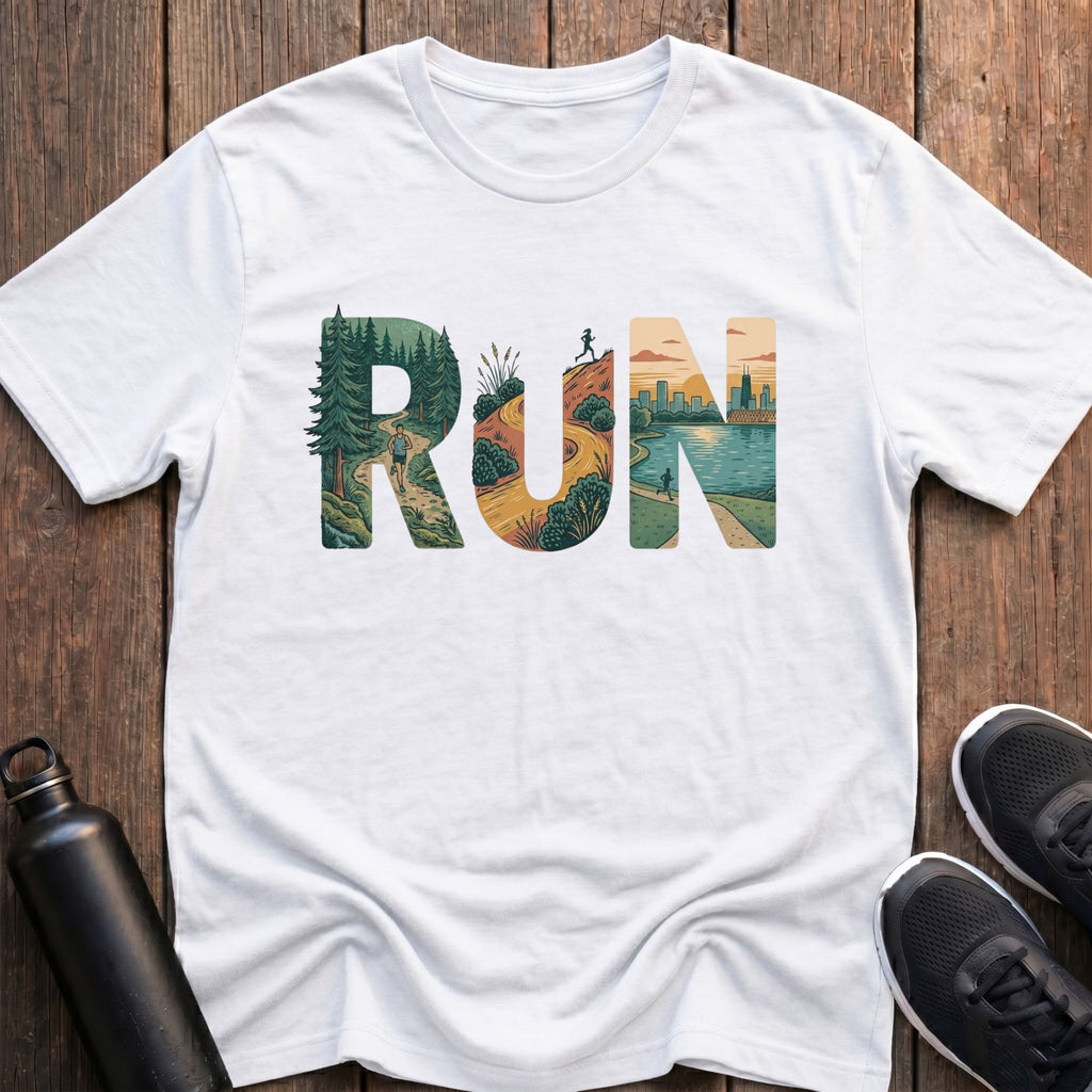 Run Collage T-Shirt