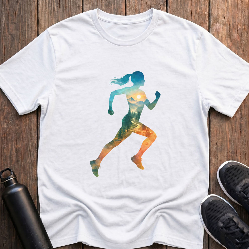Nature Runner Silhouette (Female) T-Shirt