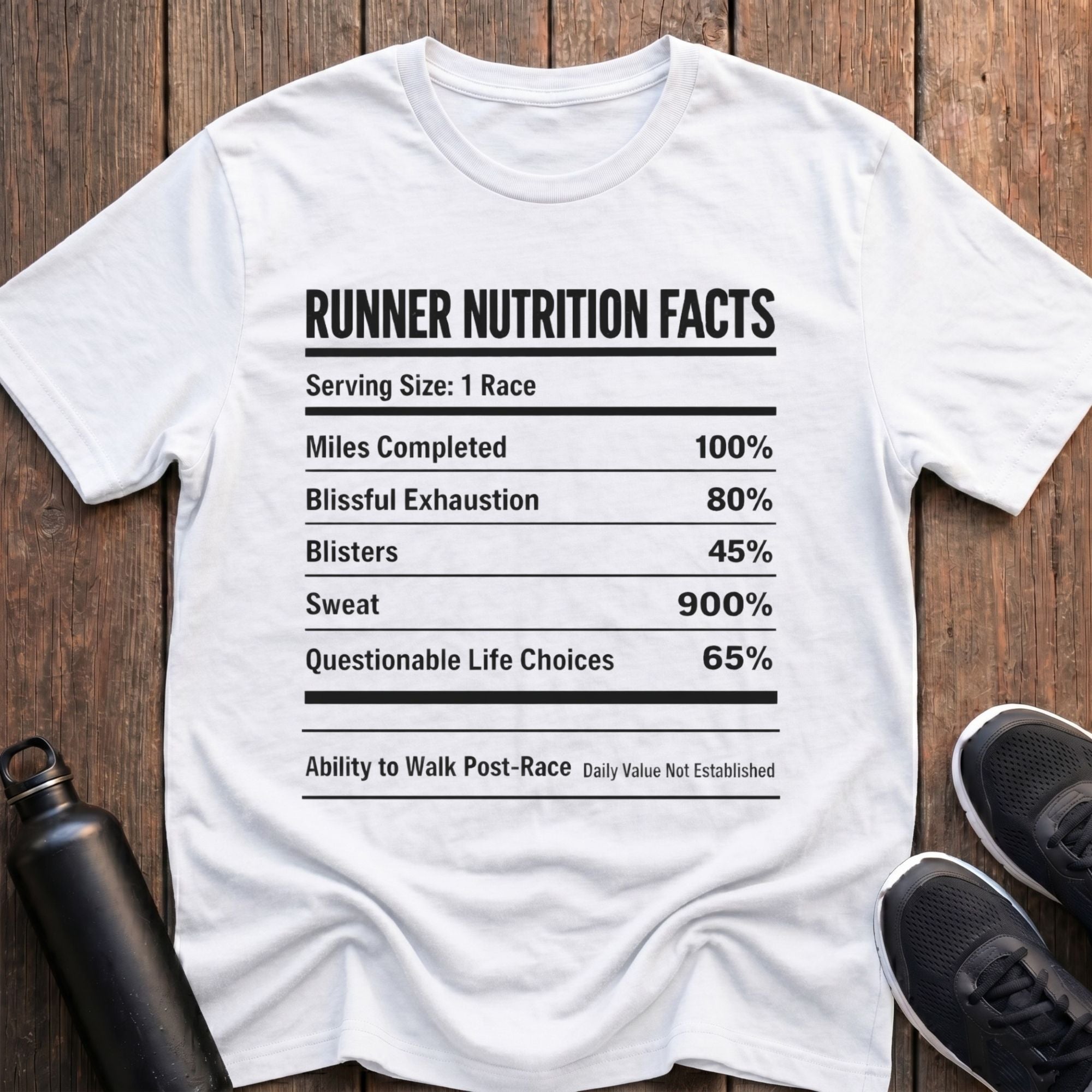 Runner Nutrition Facts T-Shirt