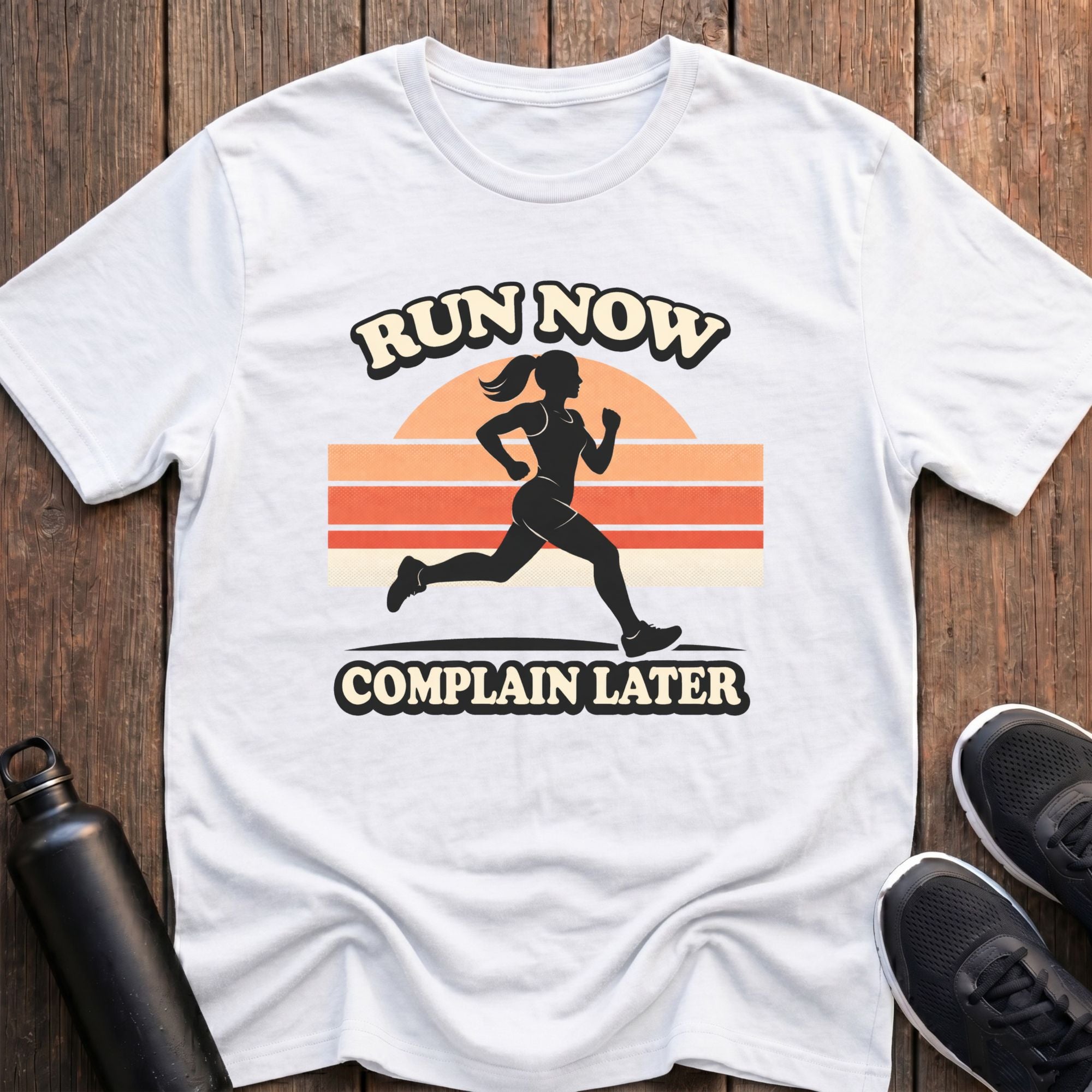 Run Now Complain Later Mile T-Shirt